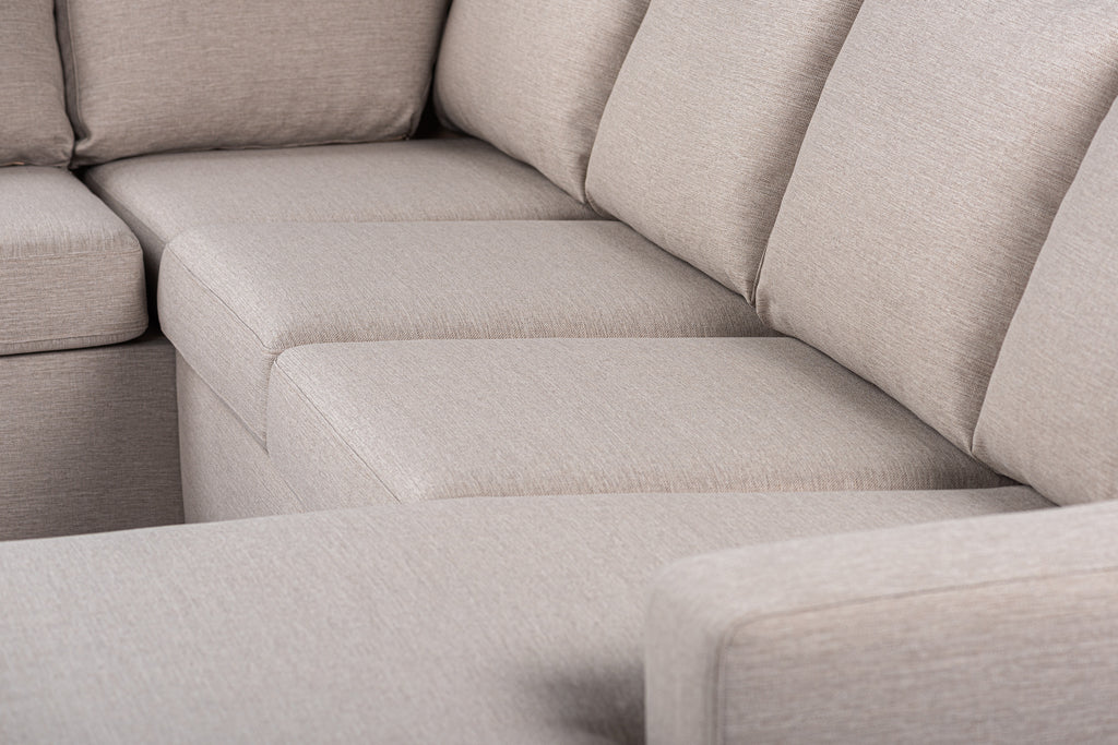 Anna - Ecksofa - Beige - Stoff Inari 22