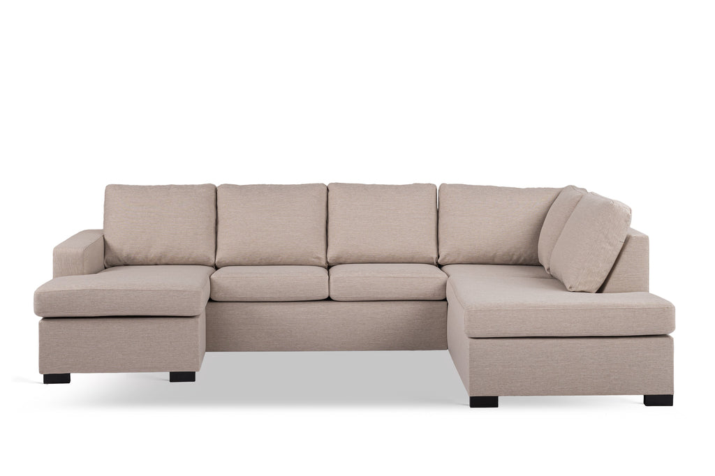 Thomas - Ecksofa - Beige - Stoff Inari 22 - 3-Sitzer CL rechts