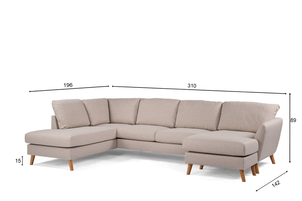 Lotte - sofa - beige - fabric Inari 22