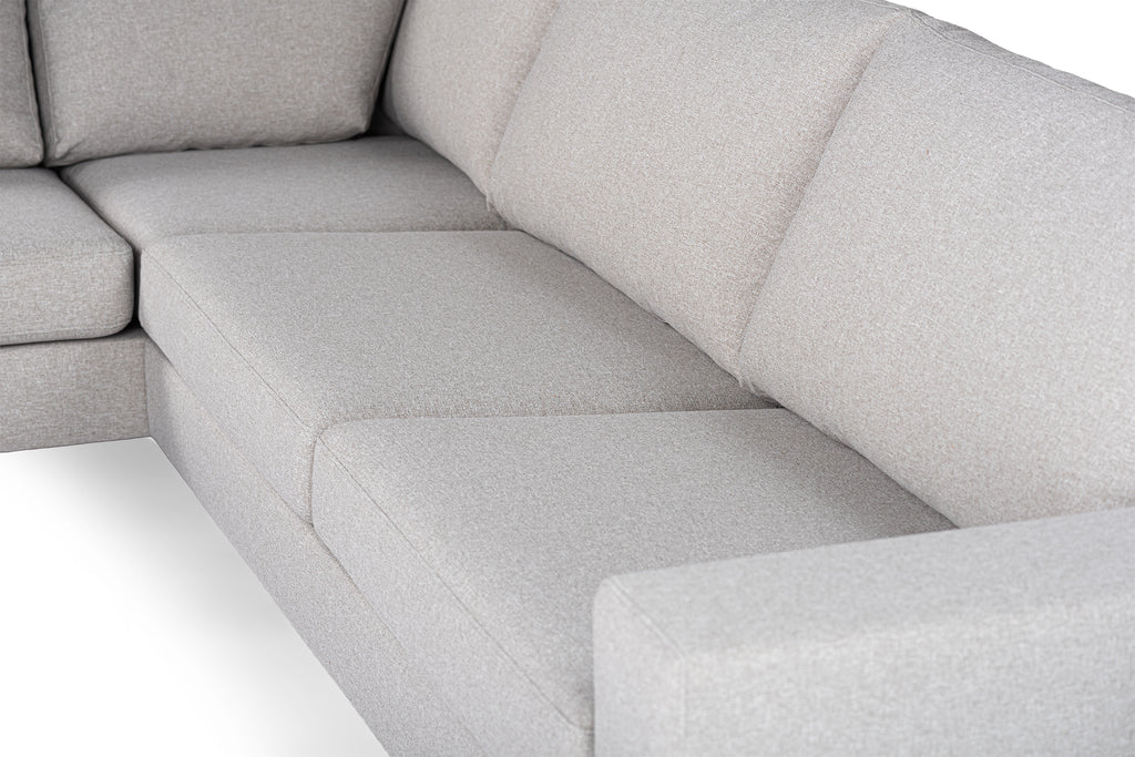 Mees - corner sofa - grey - fabric