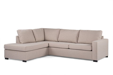 Nina - corner sofa - beige - fabric Inari 22