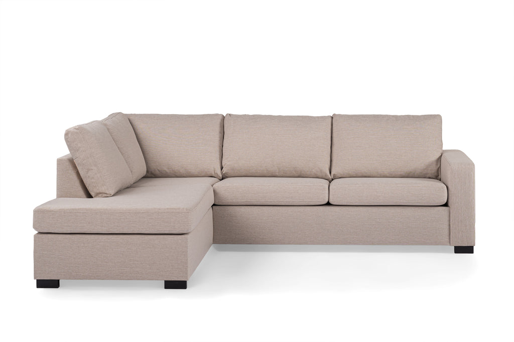 Nina - corner sofa - beige - fabric Inari 22