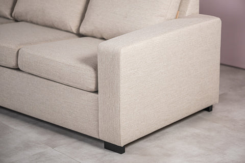 Nina - corner sofa - beige - fabric Inari 22