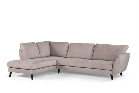 Rosalie – Ecksofa – Beige – Stoff Orinoco 23 – 3-Sitzer