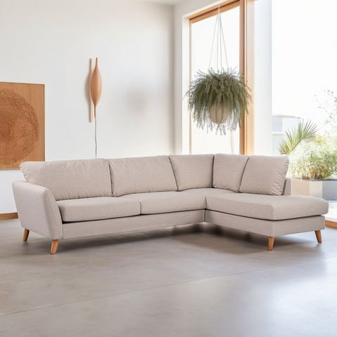 Yara - Ecksofa - Beige - Stoff Inari 22