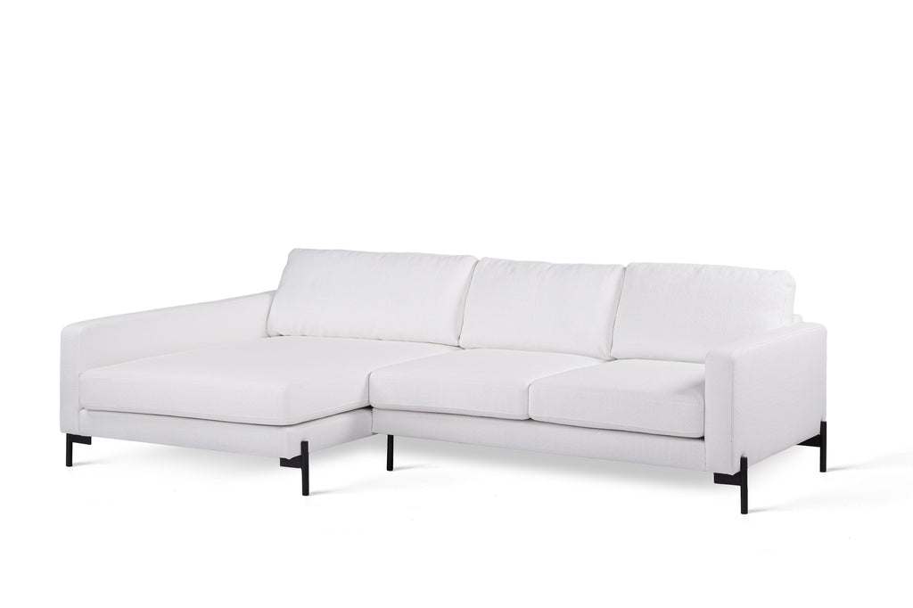 Rose - Sofa - Natur - Stoff - 3-Sitzer