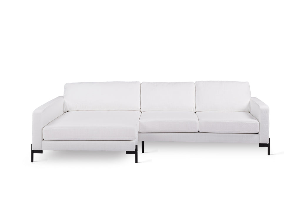 Rose - Sofa - Natur - Stoff - 3-Sitzer