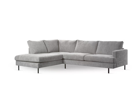 Kai - corner sofa - natural - fabric Haga 08 - 3 seater corner left