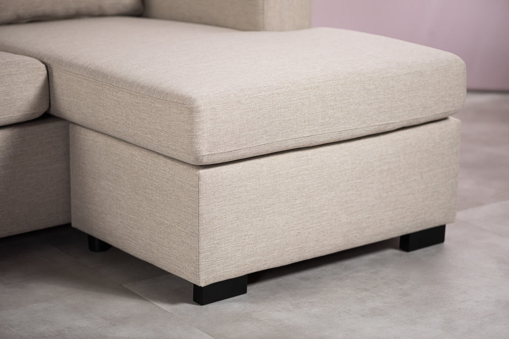 Mia - sofa - beige - fabric Inari 22