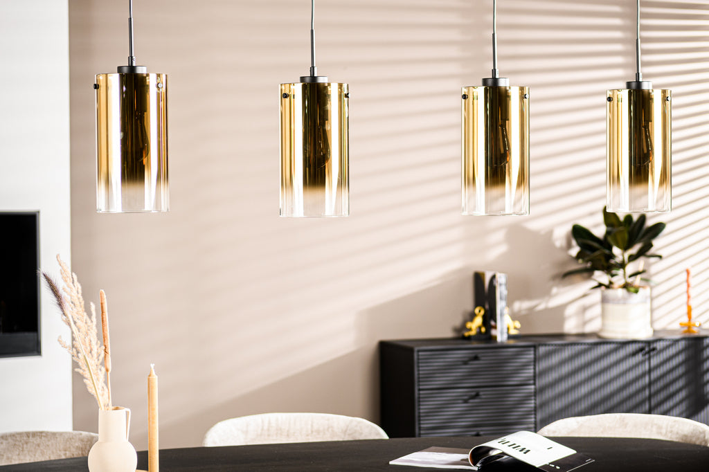 Elise - pendant lamp - gold - metal - H850