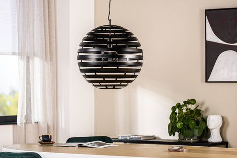 Lisa - hanglamp - zwart - staal - 50 cm, H340