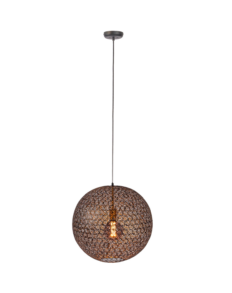 Julian - pendant lamp - black - steel - 50 cm, H340