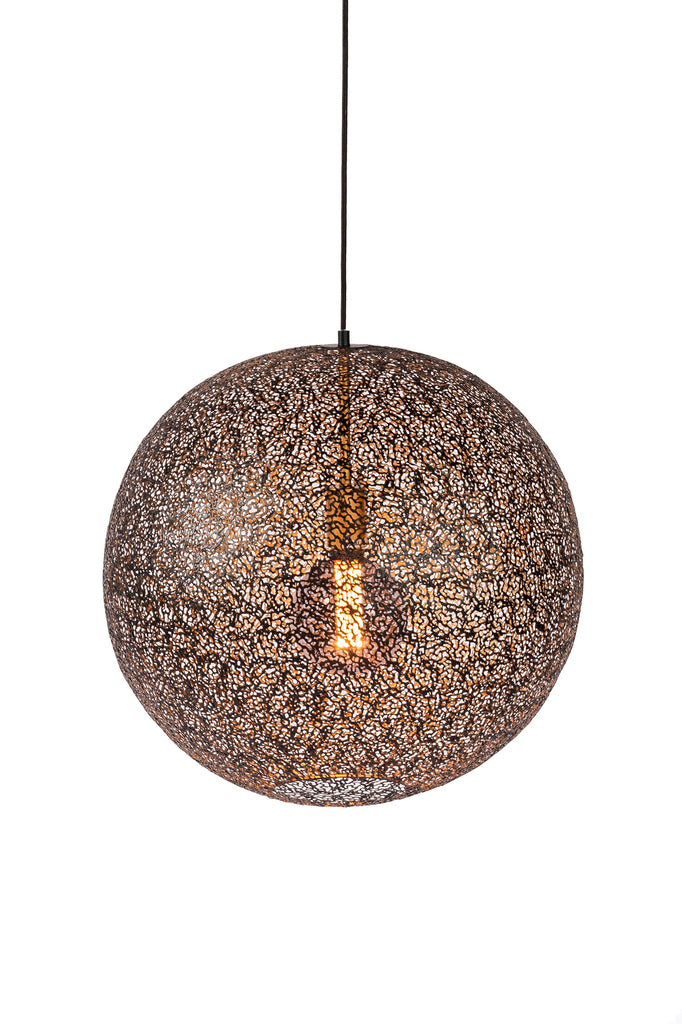 Julian - pendant lamp - black - steel - 50 cm, H340