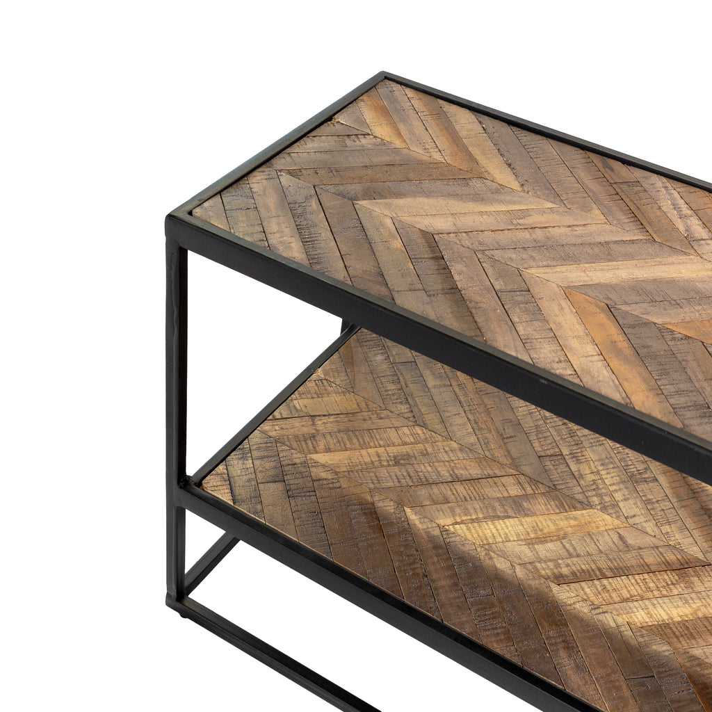 Jurre - tv unit - bruin - gerecycled teak