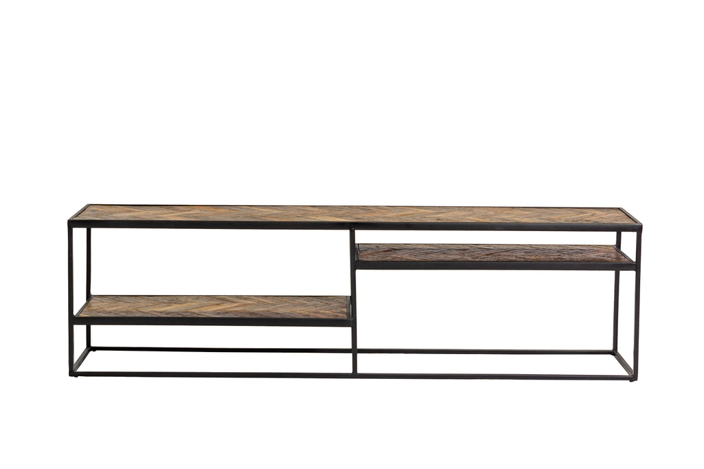 Jurre - tv unit - bruin - gerecycled teak