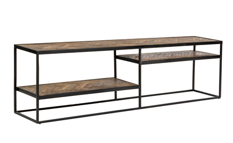 Jurre - tv unit - bruin - gerecycled teak